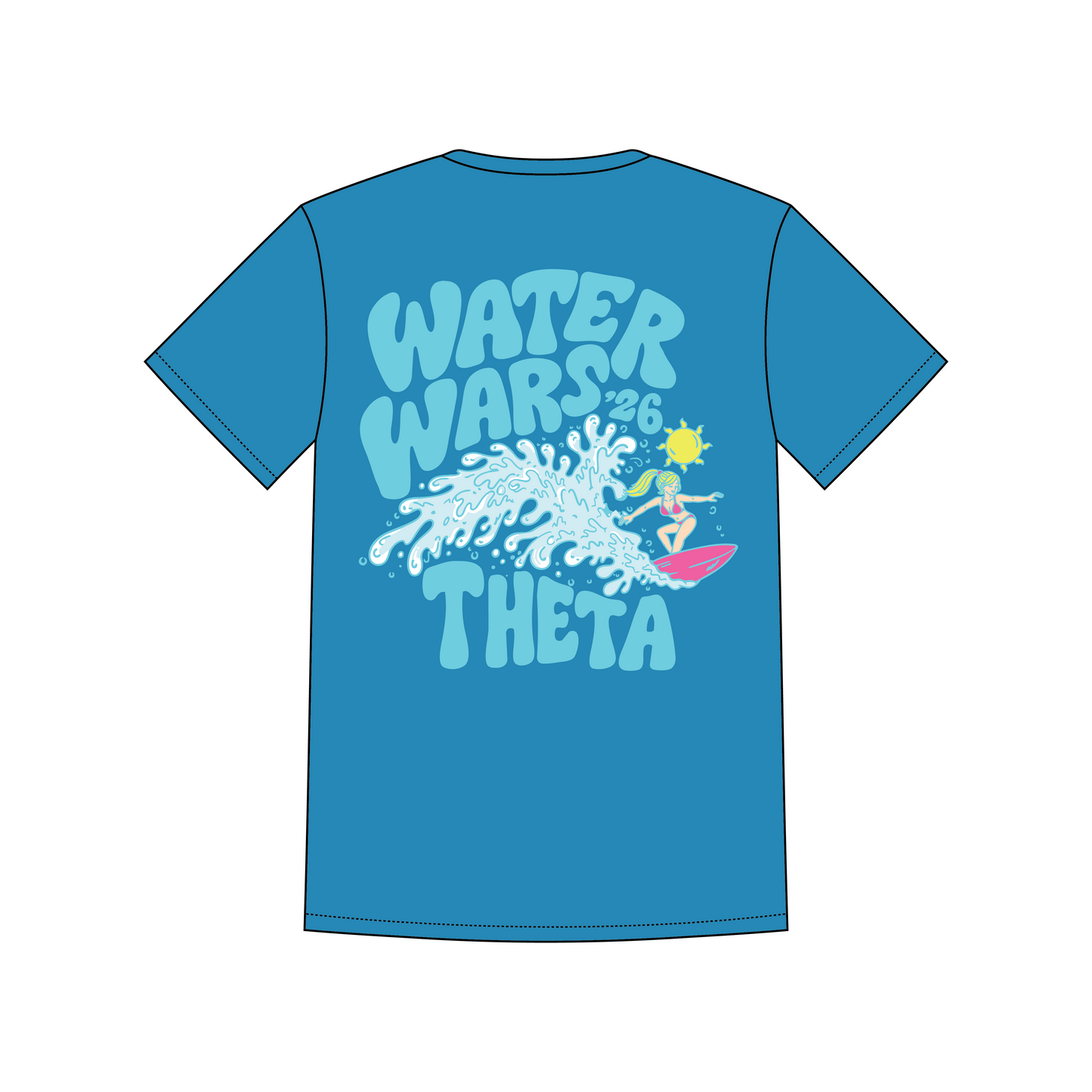 University of California, Santa Barbara x Kappa Alpha Theta 'Spring Philanthropy' Gildan Heavy Cotton Tee