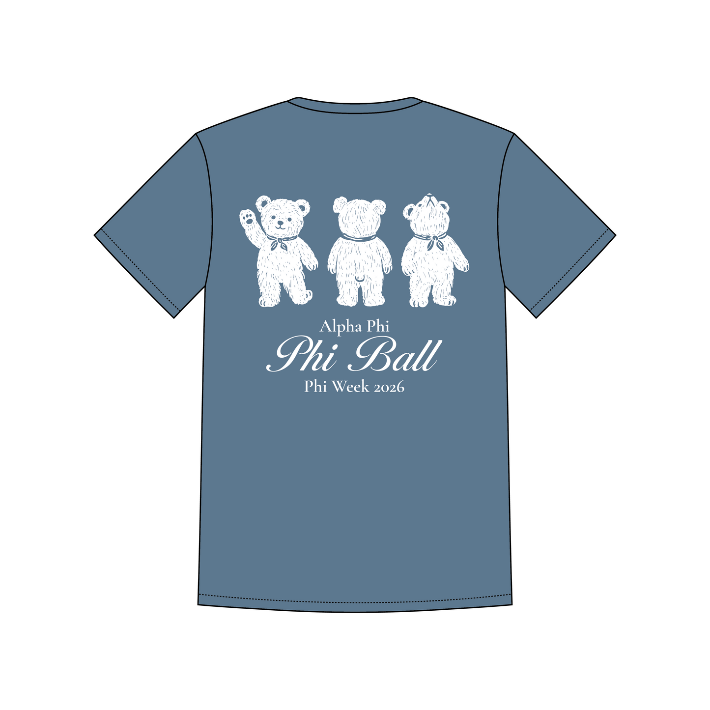 University of California, Santa Barbara x Alpha Phi 'Phi Week 2026' Gildan Heavy Cotton Tee