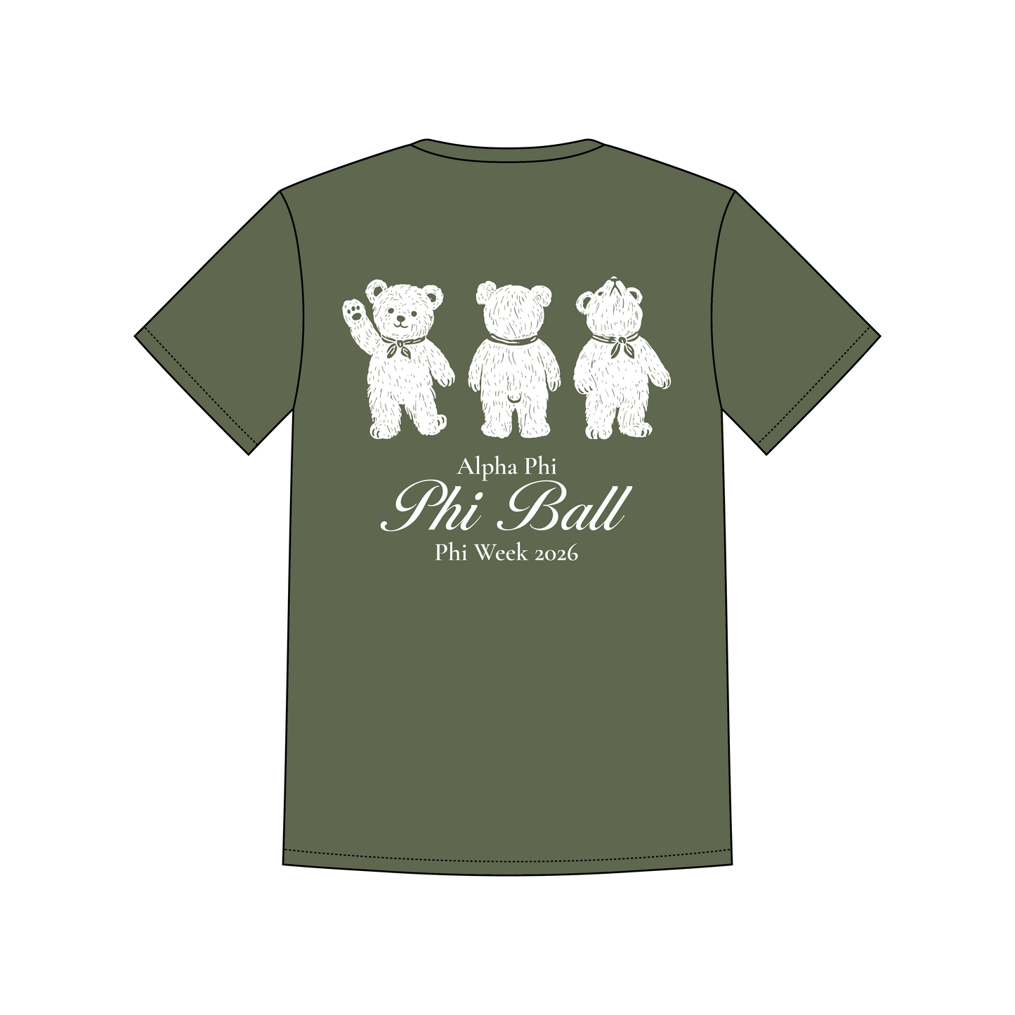 University of California, Santa Barbara x Alpha Phi 'Phi Week 2026' Gildan Heavy Cotton Tee