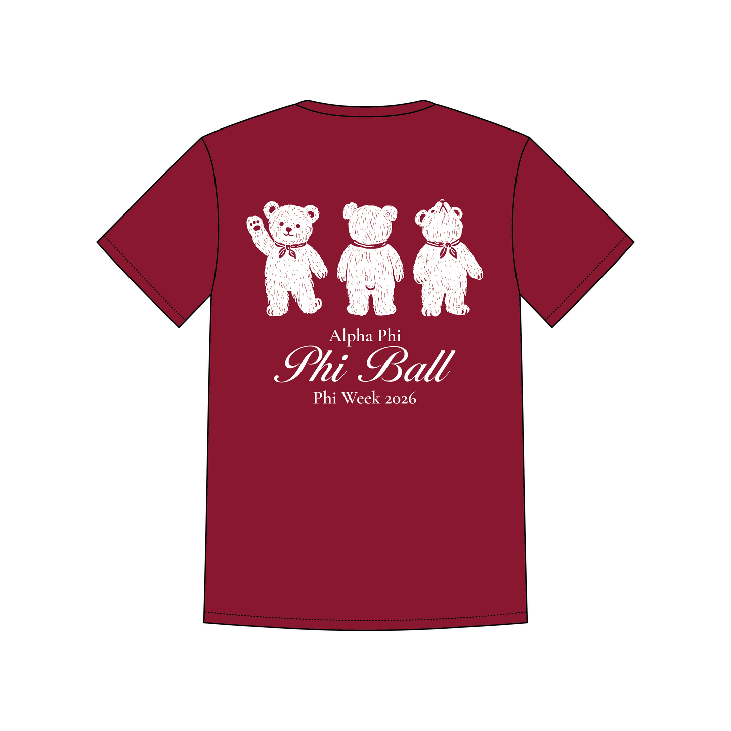 University of California, Santa Barbara x Alpha Phi 'Phi Week 2026' Gildan Heavy Cotton Tee
