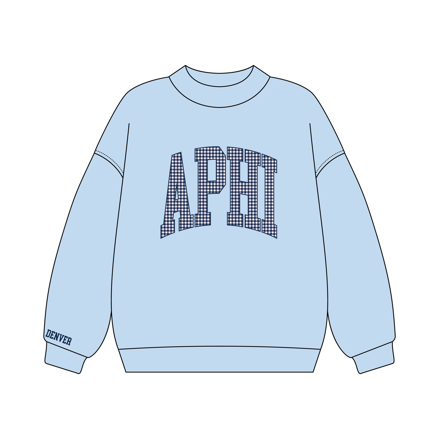 University of Denver x Alpha Phi 'Spring Sweats' Signature Mockneck