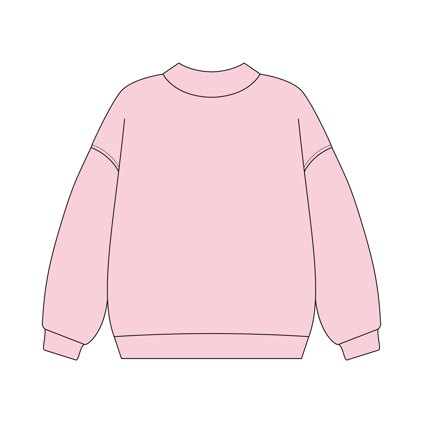 University of North Dakota x Gamma Phi Beta 'First day of class' Signature Mockneck