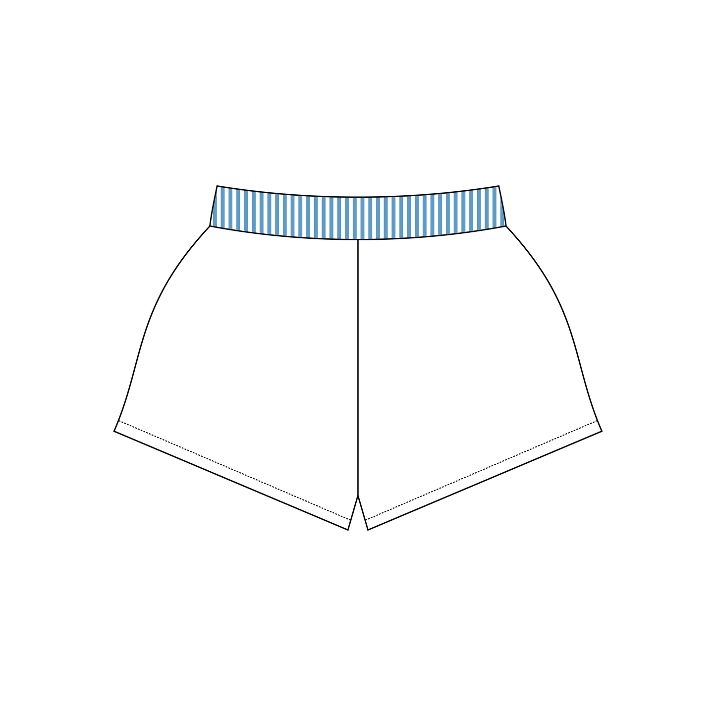 University of Delaware x Alpha Delta Pi 'First Day of Class' Ferbie Sweatshorts