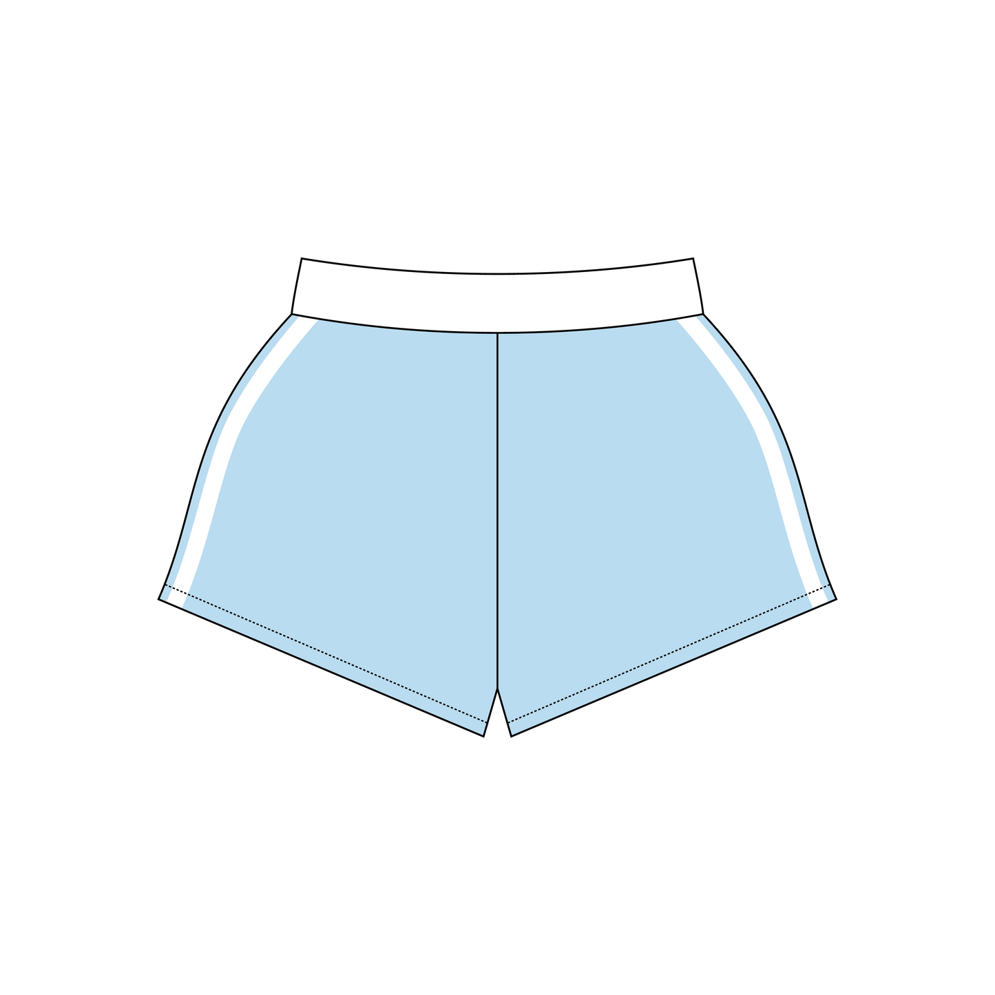 Butler University x Delta Gamma 'First day of class' Ferbie Sweatshorts