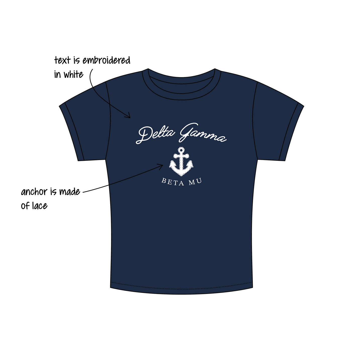 Bowling Green State University x Delta Gamma 'Fall Formal Recruitment' Charlie Baby Tee