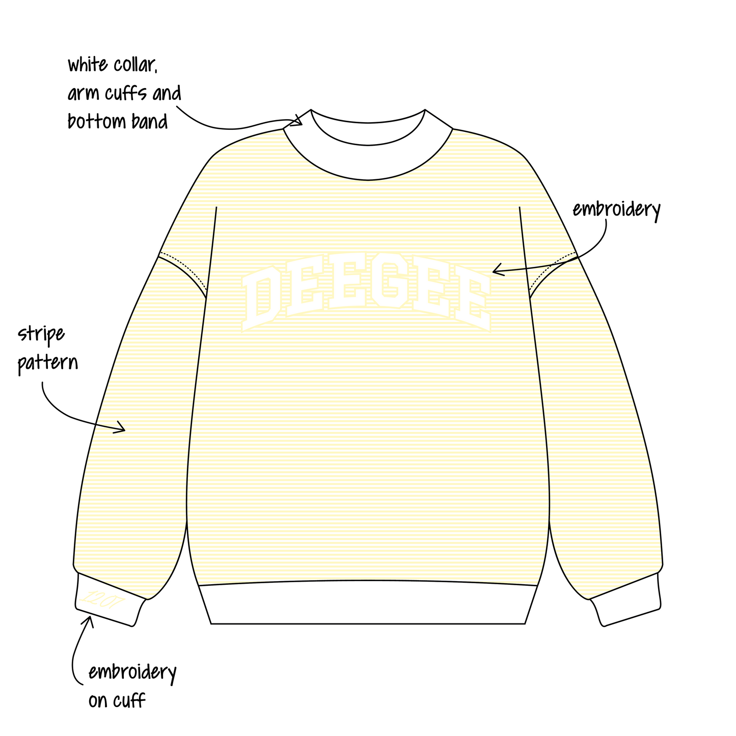 University of Illinois at Urbana-Champaign x Delta Gamma 'Work Week' Signature Mockneck