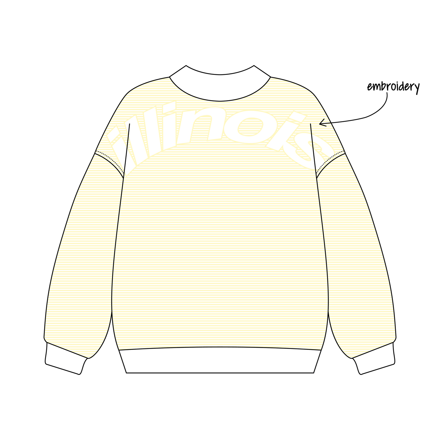 University of Illinois at Urbana-Champaign x Delta Gamma 'Work Week' Signature Mockneck