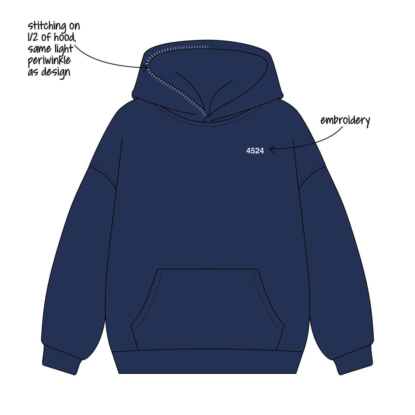 University of Washington x Kappa Delta 'Fall Recruitment 26' Signature Hoodie