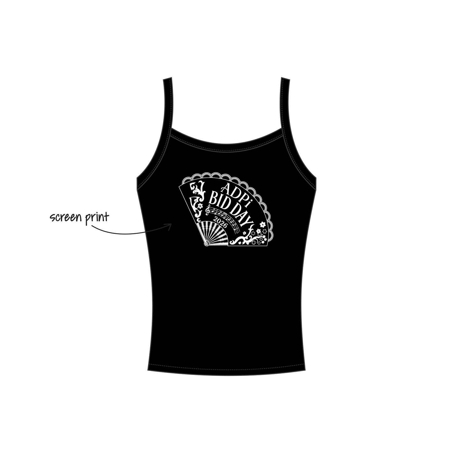 University of California, Berkeley x Alpha Delta Pi 'FDOC (first day of class)' Evie Tank Top