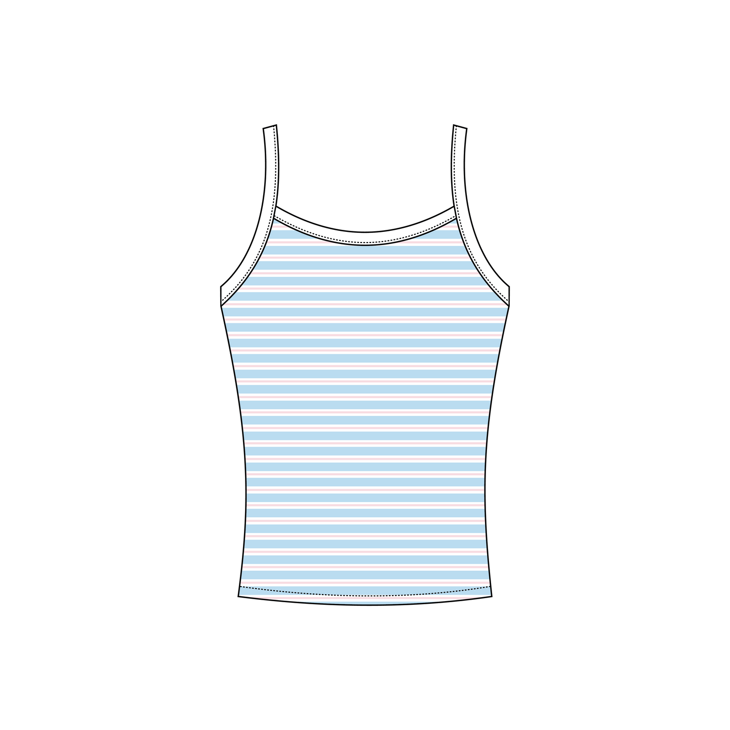 Lafayette College x Delta Gamma 'work week' Evie Tank Top