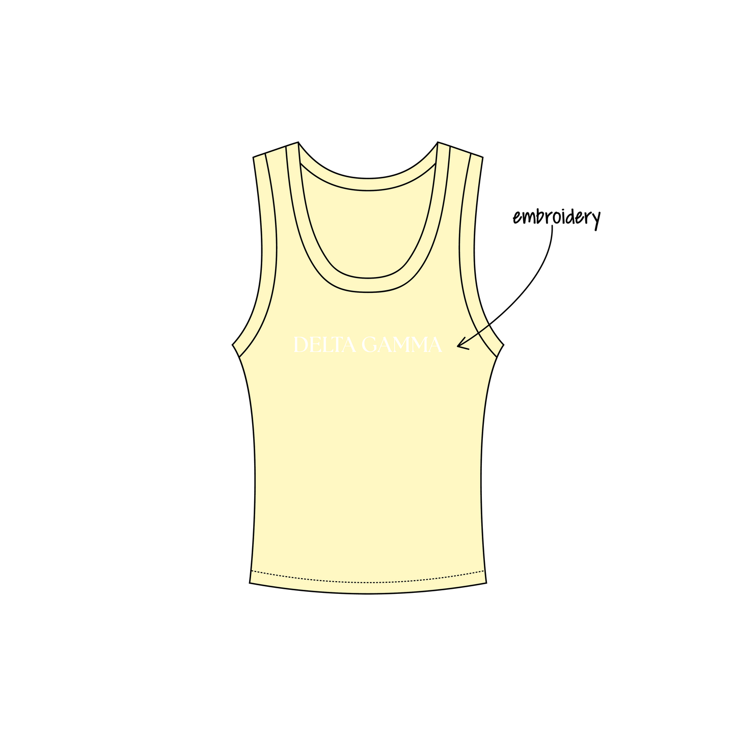 University of Nebraska-Lincoln x Delta Gamma 'Work Week 2026' Nova Tank Top