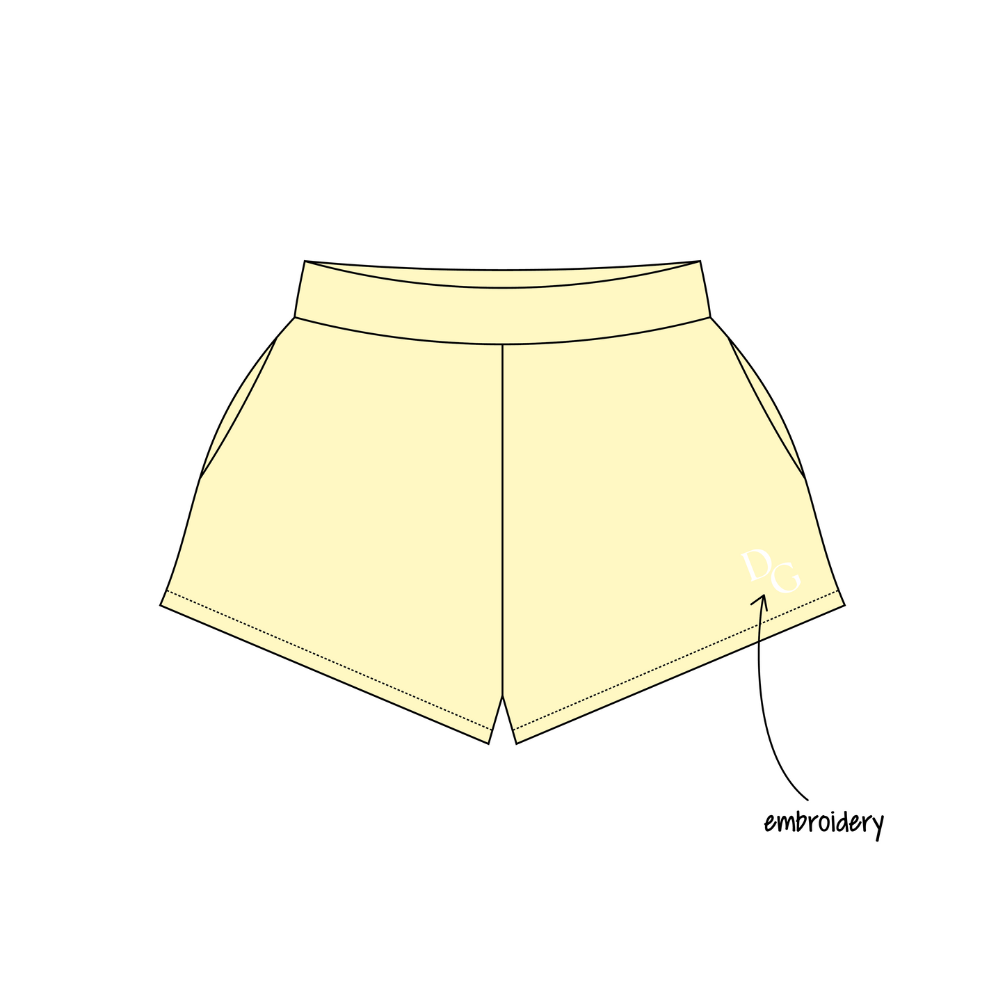 University of Nebraska-Lincoln x Delta Gamma 'Work Week 2026' Ferbie Sweatshorts