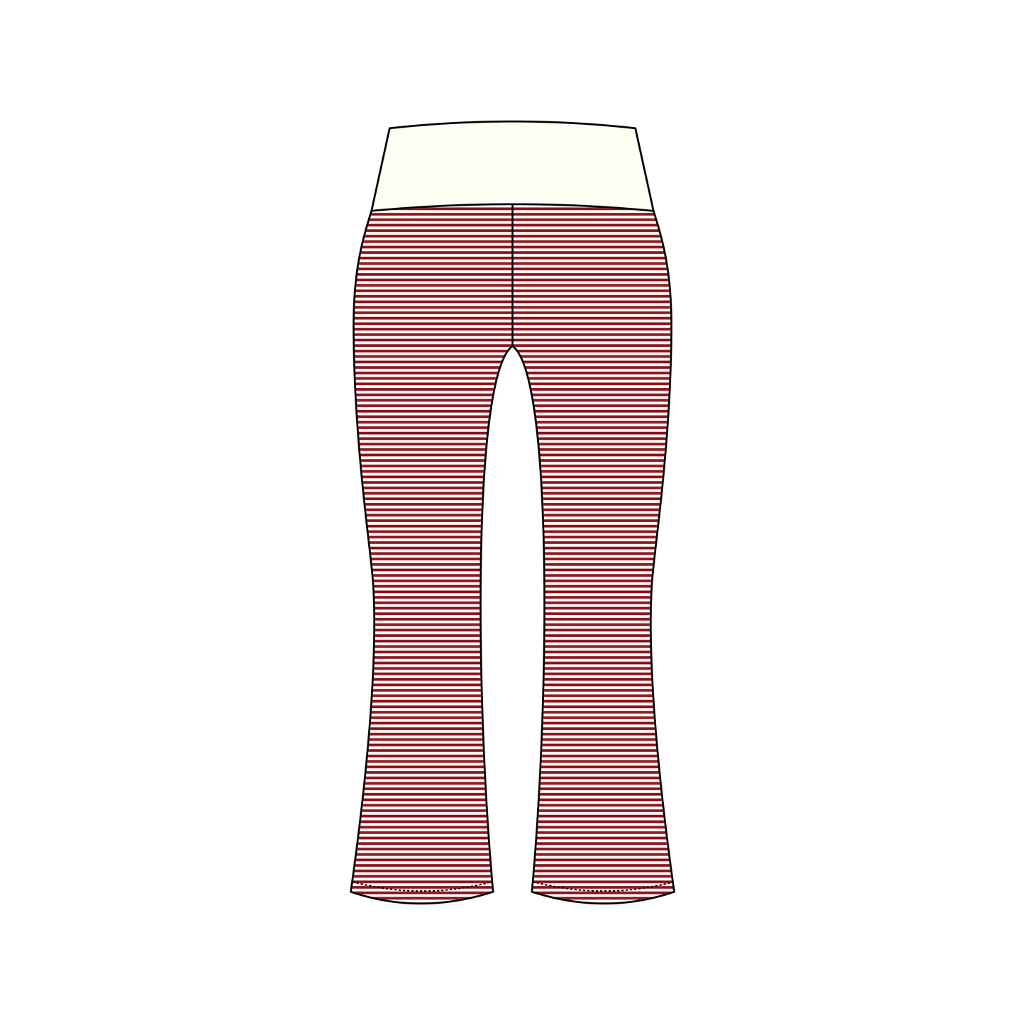 Hofstra University x Alpha Phi 'Fall Merch Drop' Becca Foldover Yoga Pants