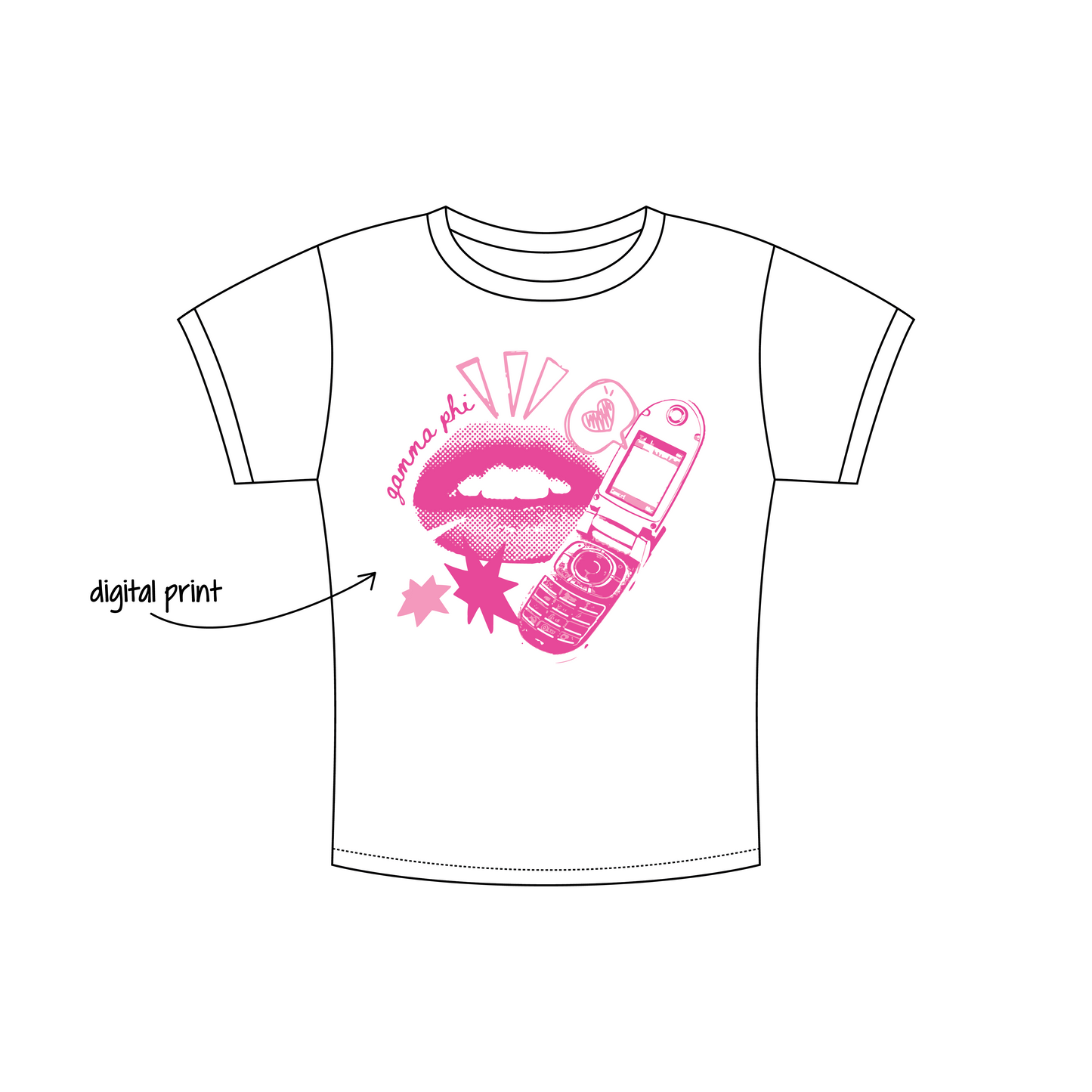 University of Colorado Boulder x Gamma Phi Beta 'Work Week' Charlie Baby Tee