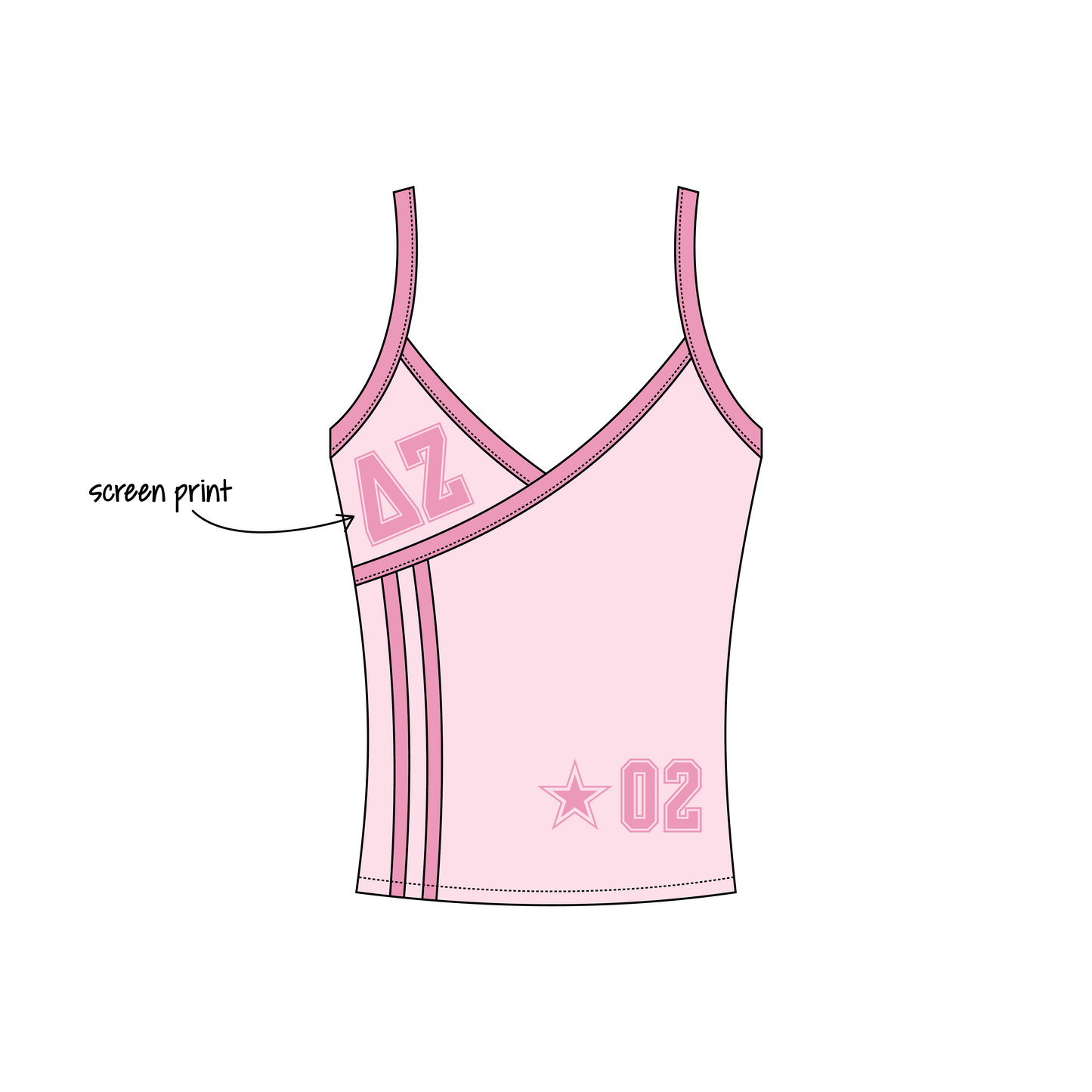 St. Mary's University x Delta Zeta 'Fall Recruitment 2026' Addie Tank Top