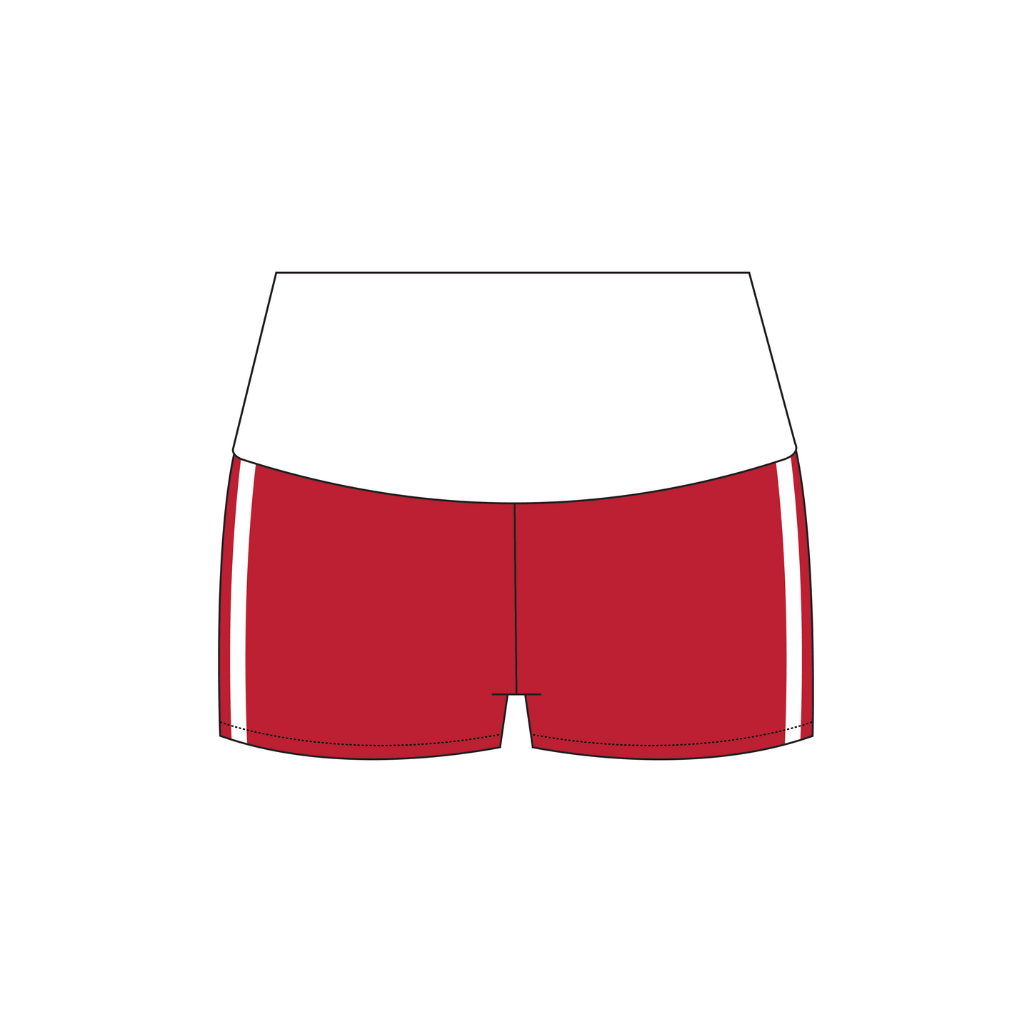 Penn State University x Alpha Xi Delta 'Summer merch' Haven Foldover Shorts