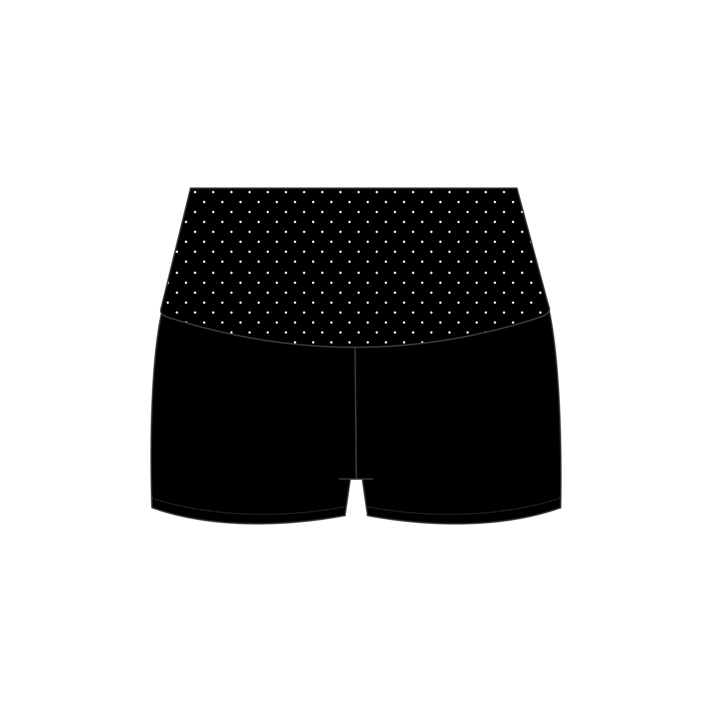 Ohio University x Chi Omega 'Work Week Set' Haven Foldover Shorts