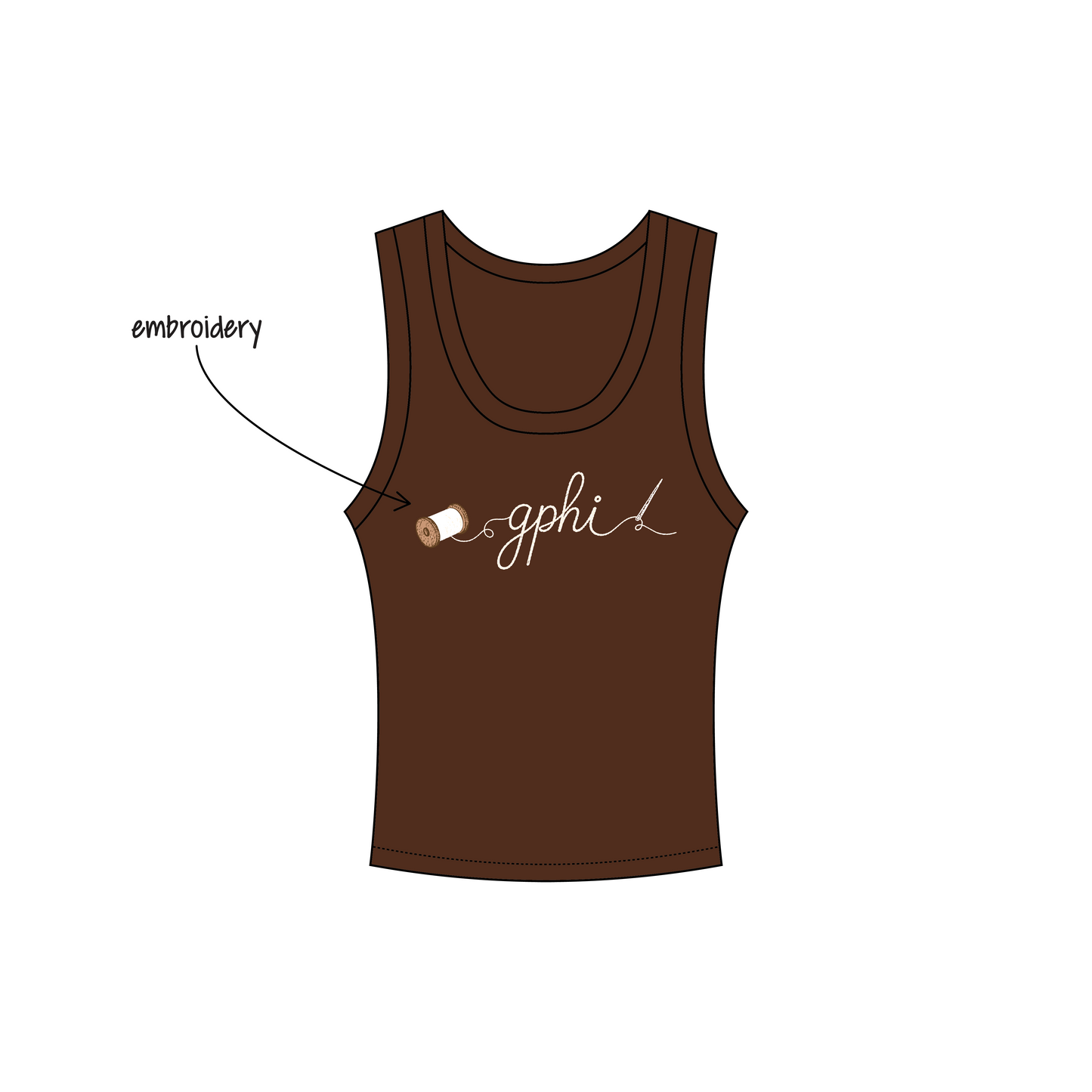 University of Colorado Boulder x Gamma Phi Beta 'Recruitment Round: Philanthropy' Nova Tank Top