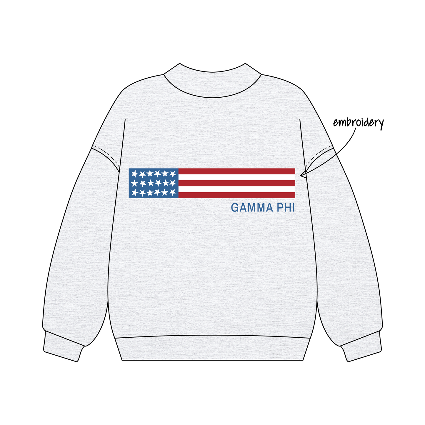 Auburn University x Gamma Phi Beta 'Fourth Of July Order' Signature Mockneck