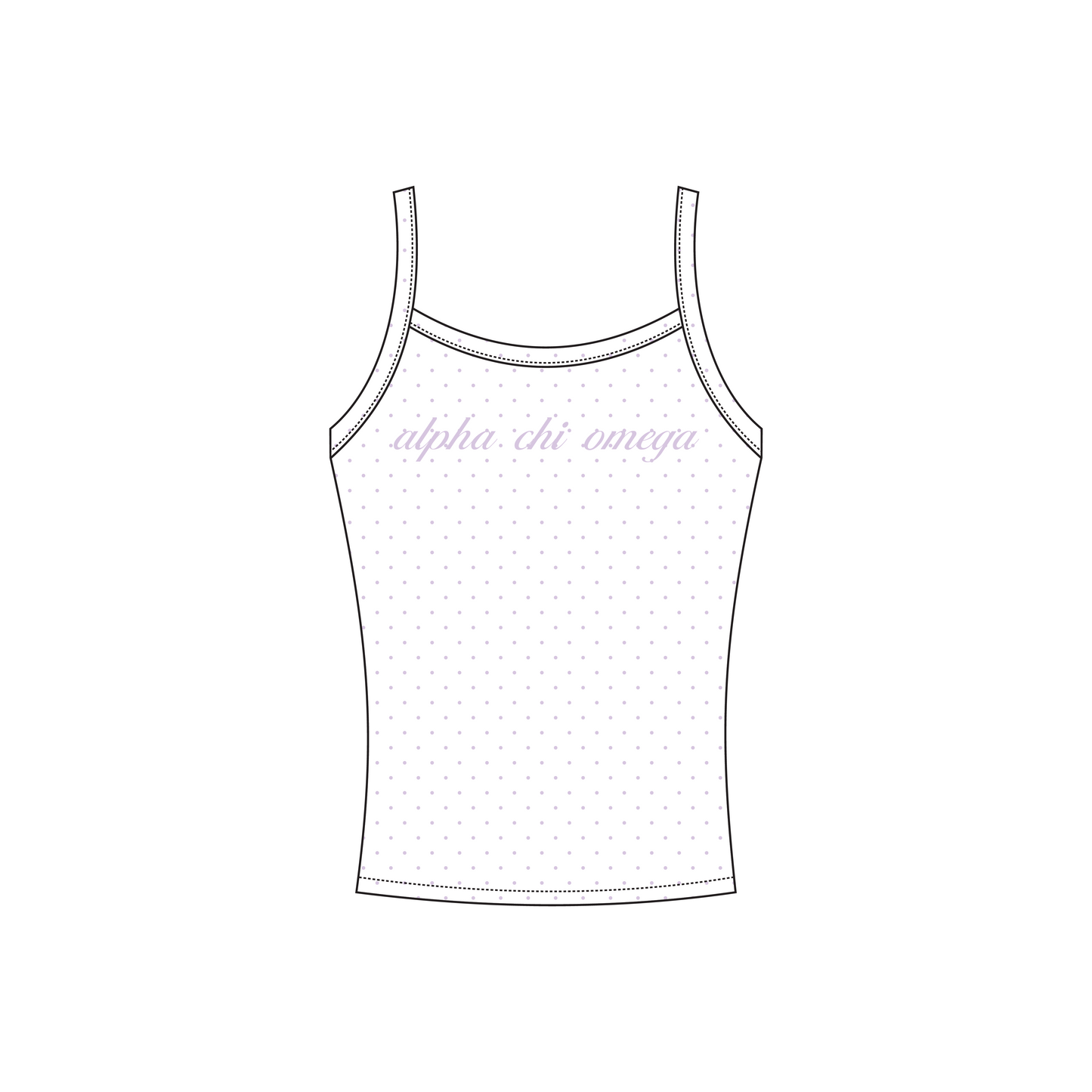 Central Michigan University x Alpha Chi Omega 'Fall recruitment' Evie Tank Top