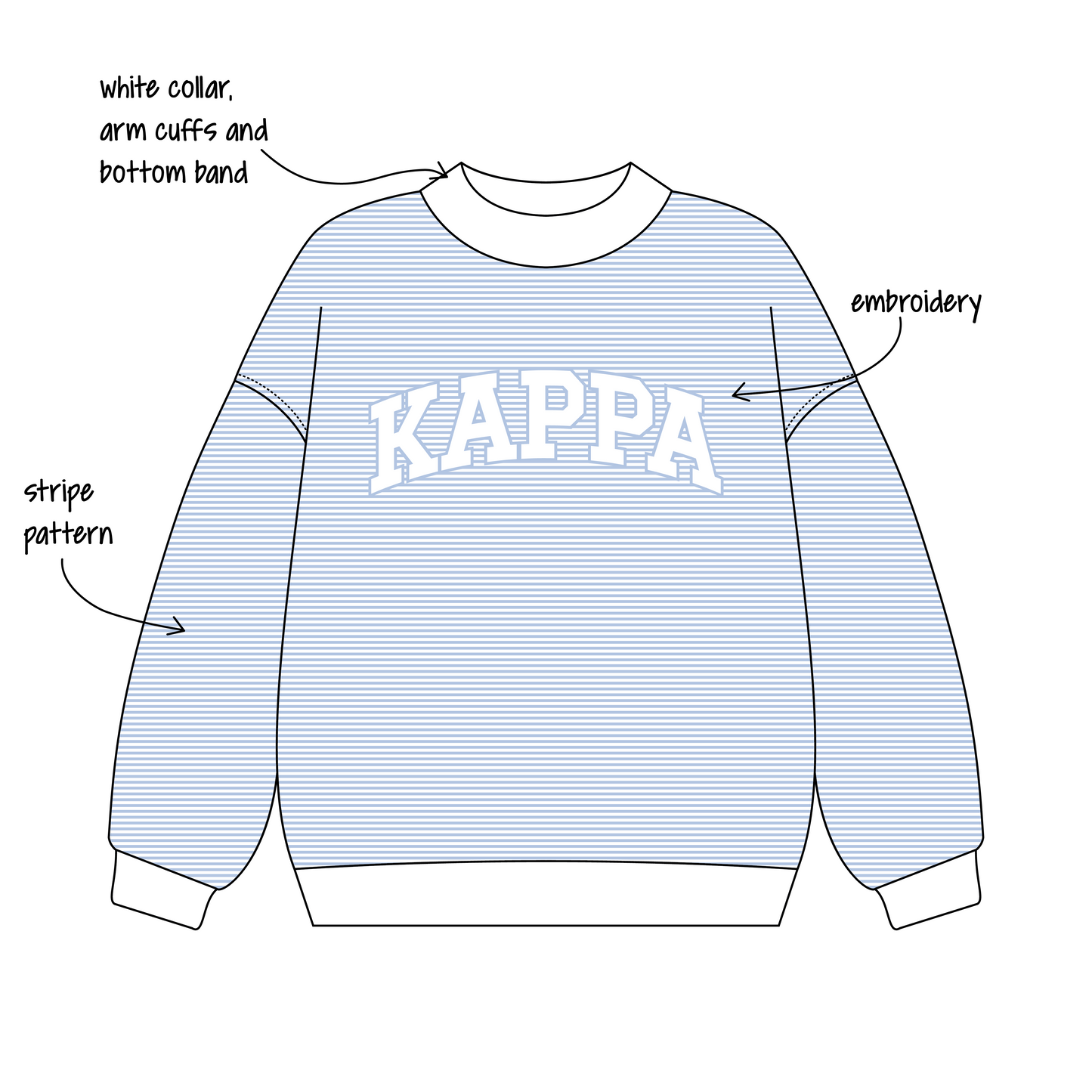 University of Iowa x Kappa Kappa Gamma 'Fall Merch Launch' Signature Mockneck