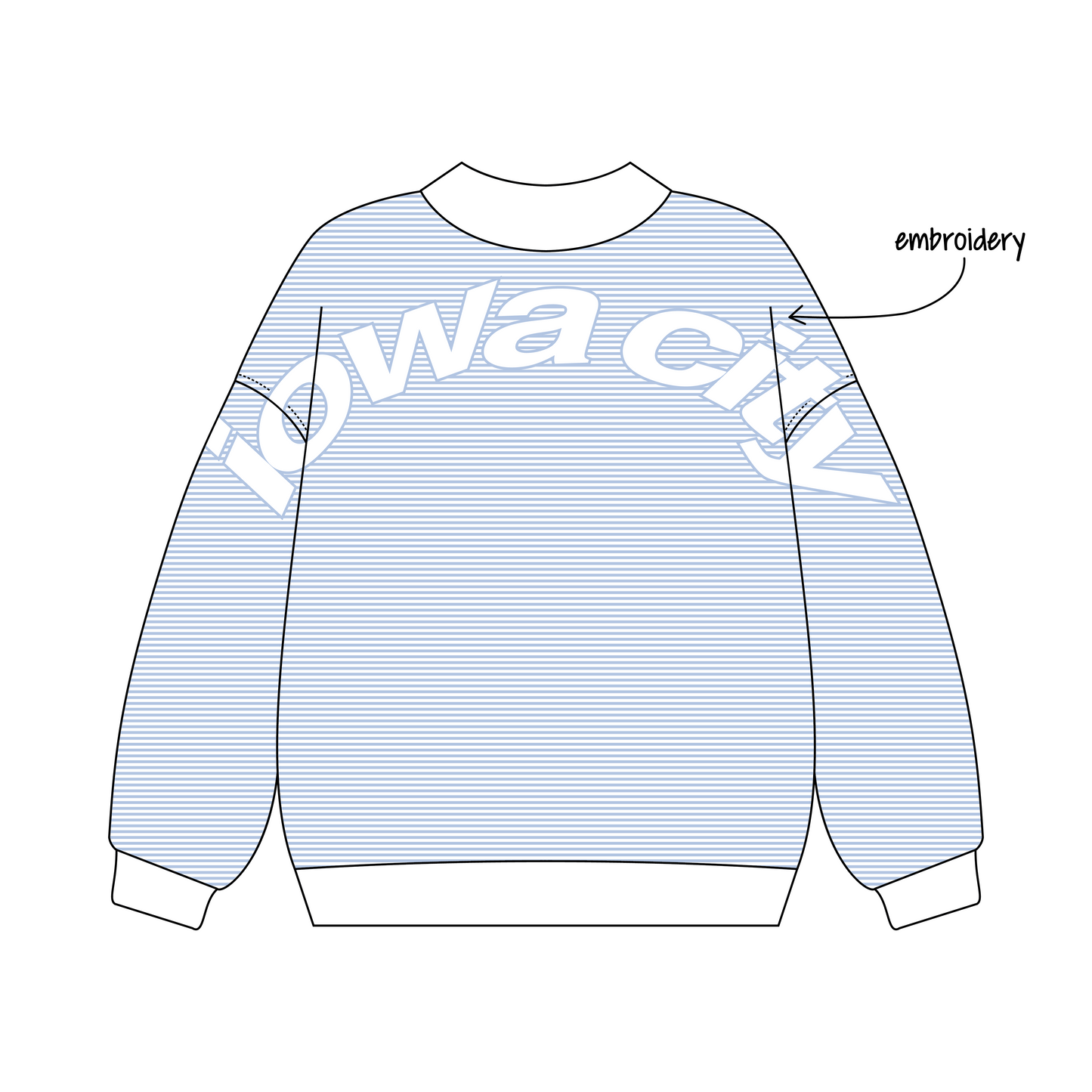University of Iowa x Kappa Kappa Gamma 'Fall Merch Launch' Signature Mockneck
