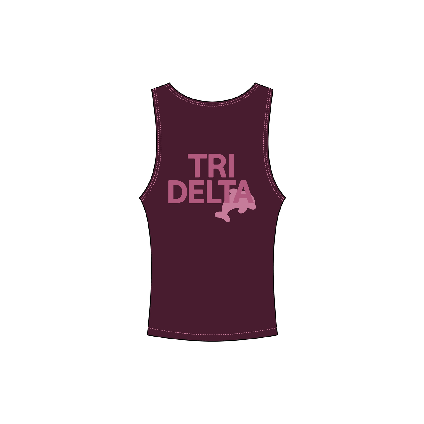 Syracuse University x Delta Delta Delta 'n/a' Hailey Tank Top