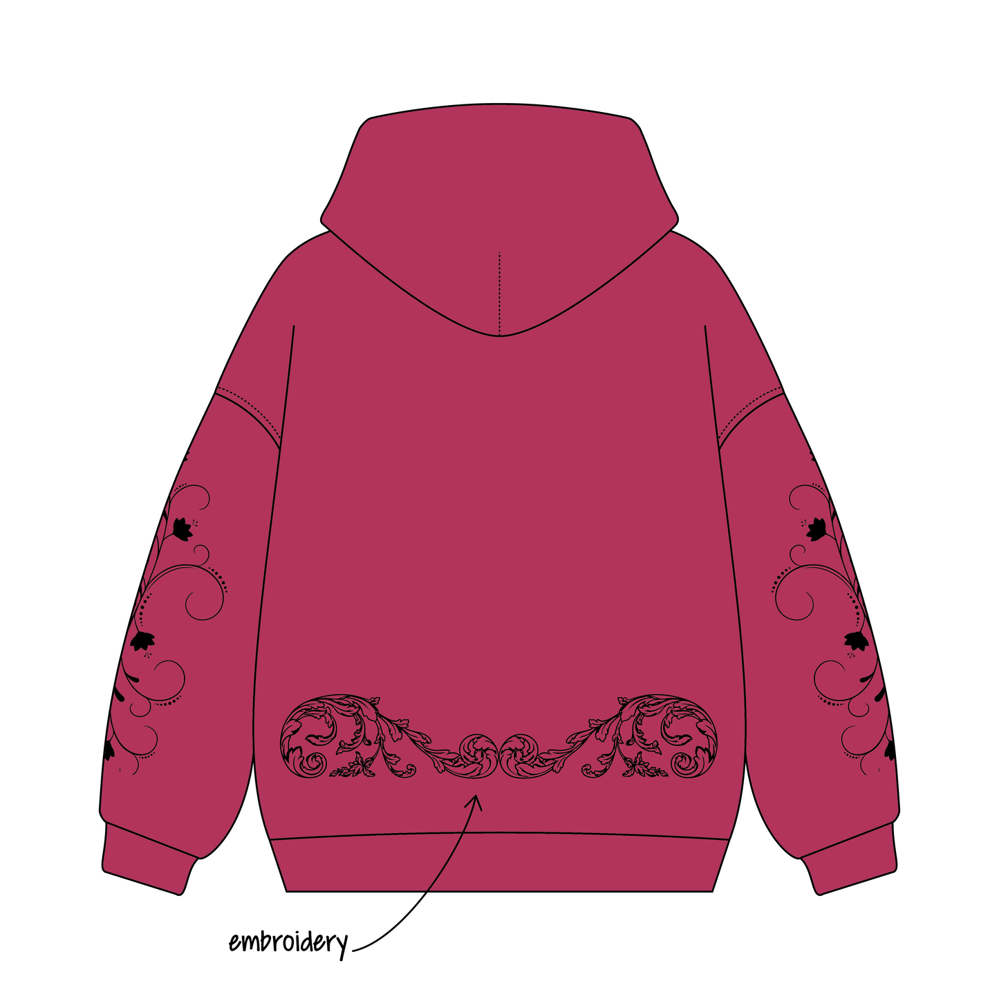 University of Missouri (Mizzou) x Phi Mu 'Fall Merch' Signature Hoodie