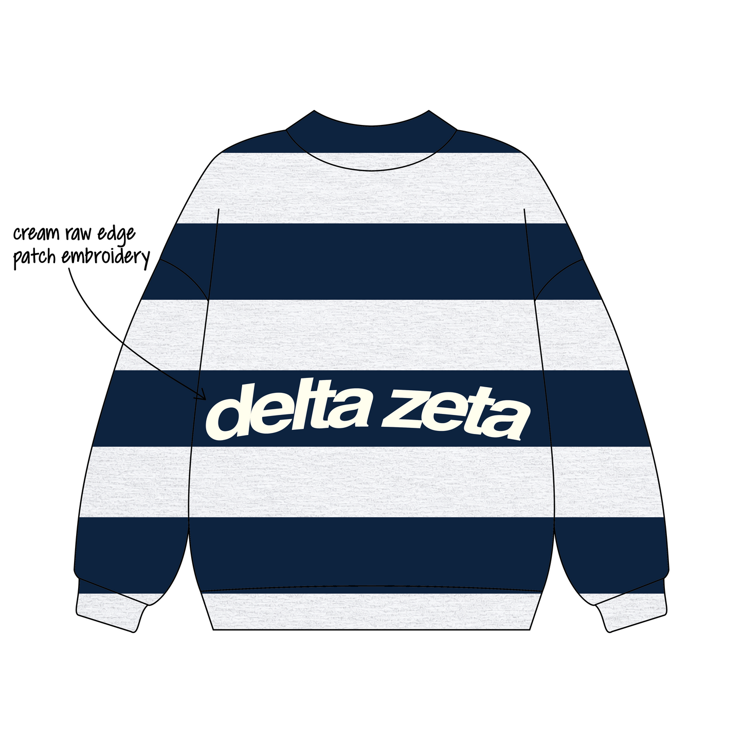 Iowa State University x Delta Zeta 'Back to school' Signature Mockneck