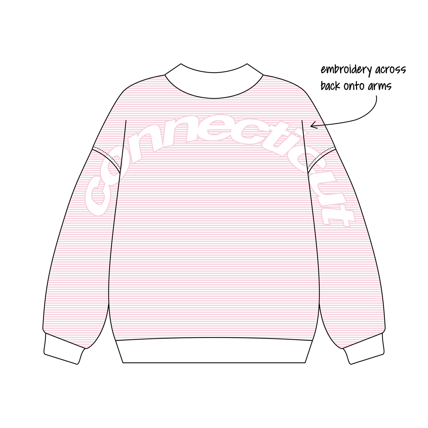 Quinnipiac University x Gamma Phi Beta 'Fall Merch 2026' Signature Mockneck