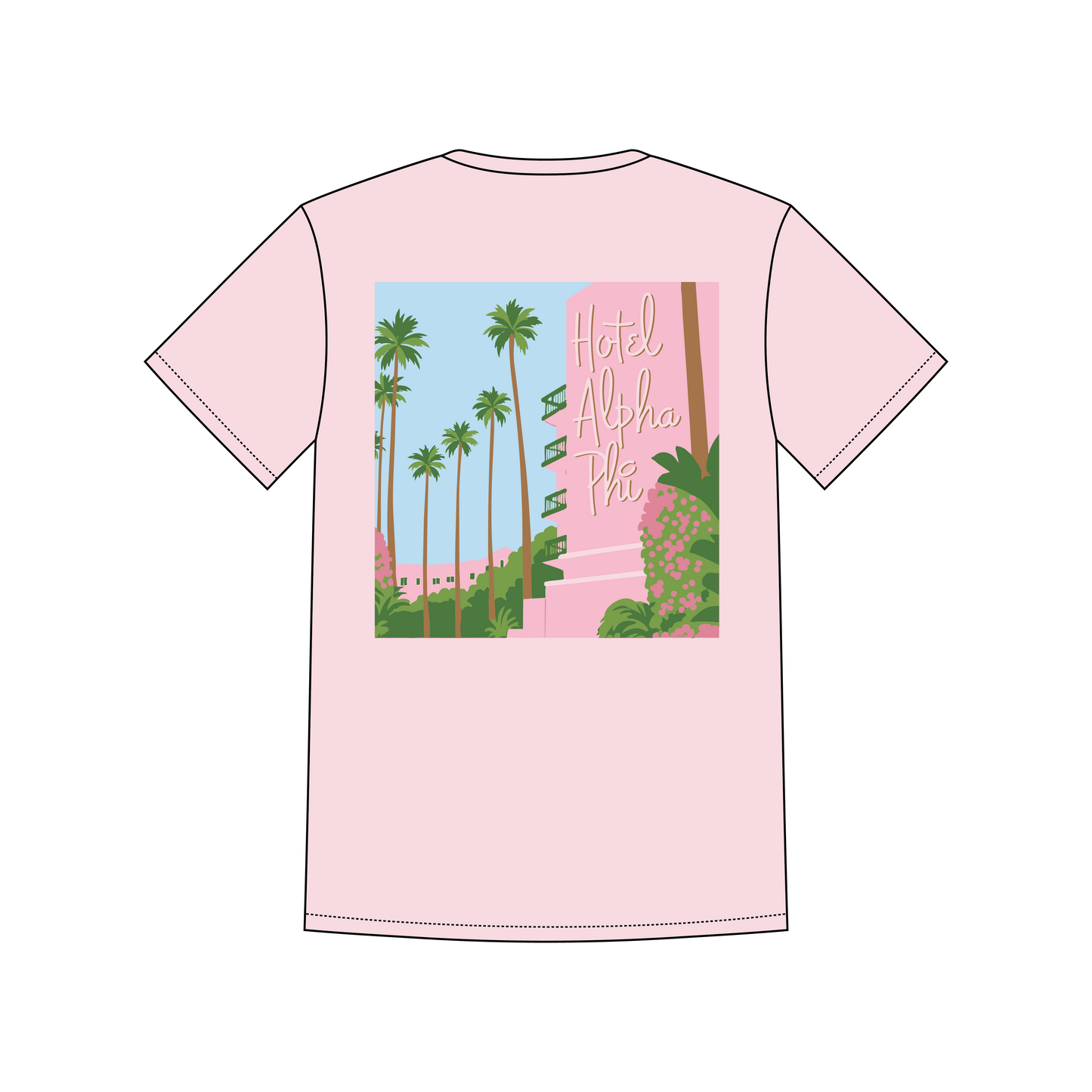 Louisiana State University x Alpha Phi 'Fall Grub- Theme Hotel APhi' Leo T-Shirt
