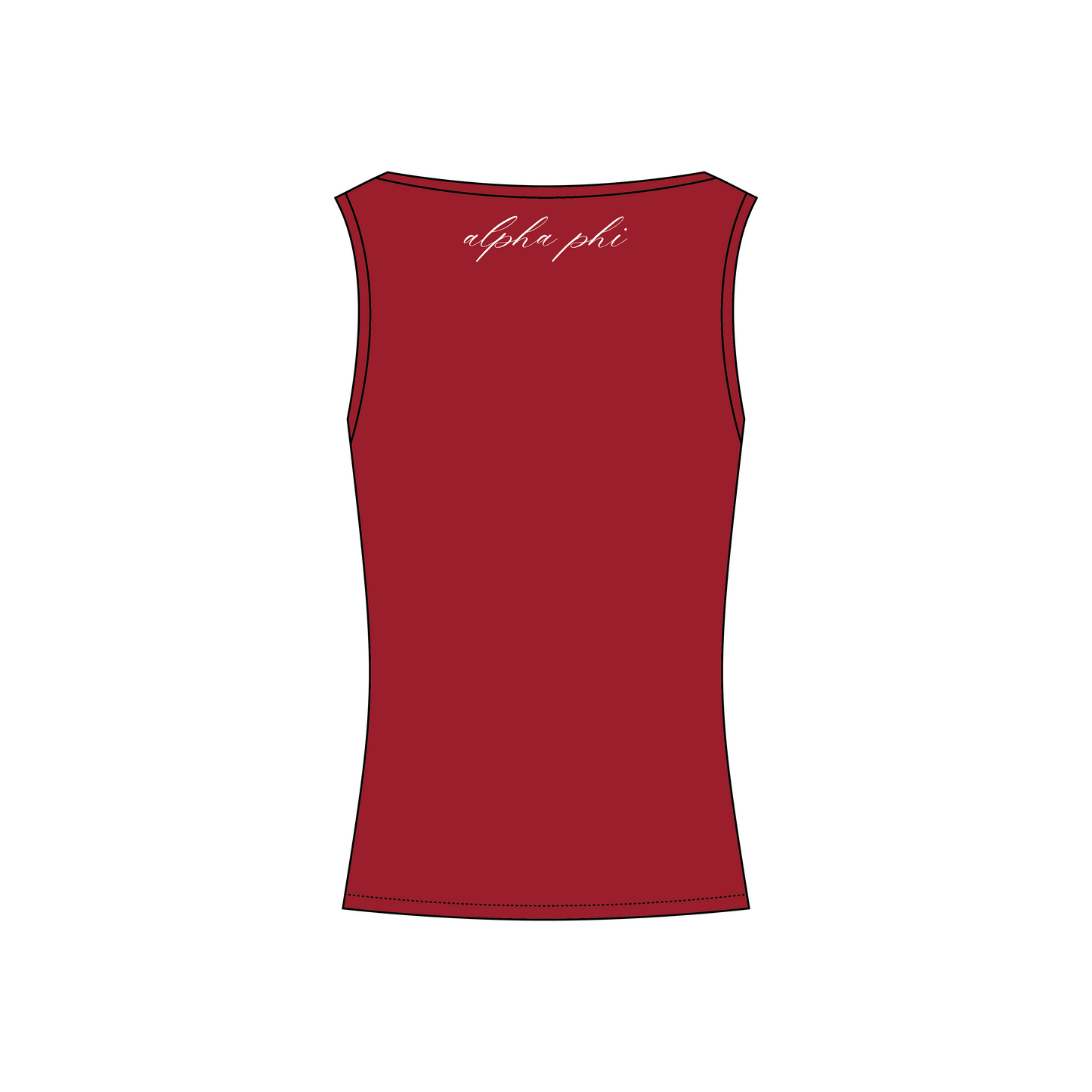 University of California, Santa Barbara x Alpha Phi 'FDOC 2026' Chloe Boatneck Tank Top