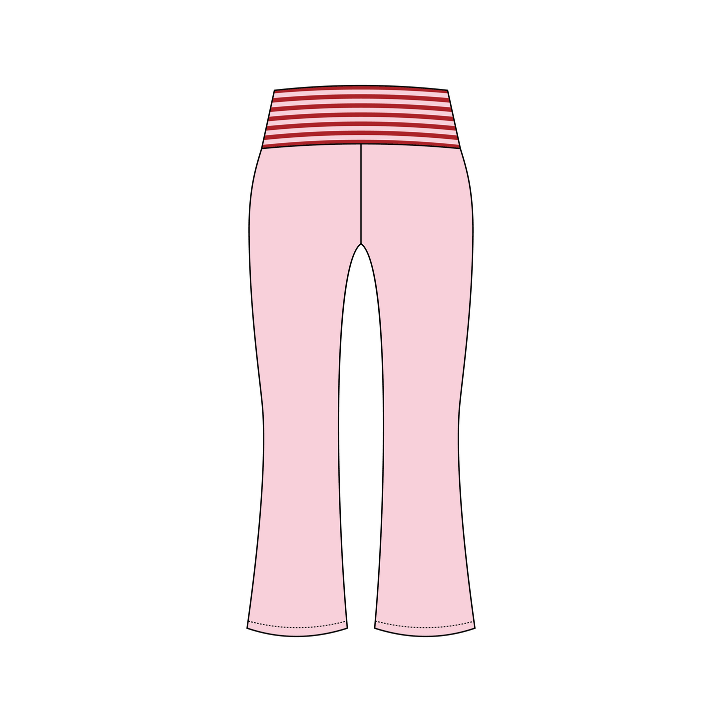 University of Virginia x Chi Omega 'Chi Omega Fall Merch 2026' Becca Foldover Yoga Pants