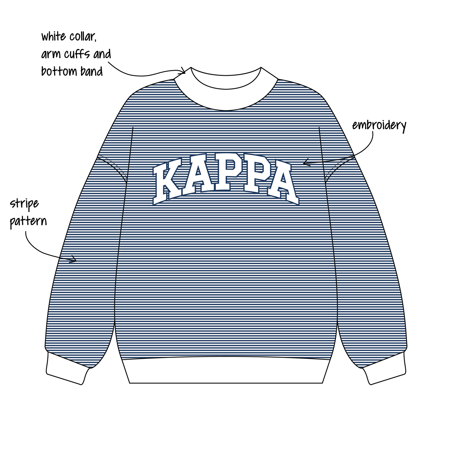 University of Colorado Boulder x Kappa Kappa Gamma 'Bid Day' Signature Mockneck