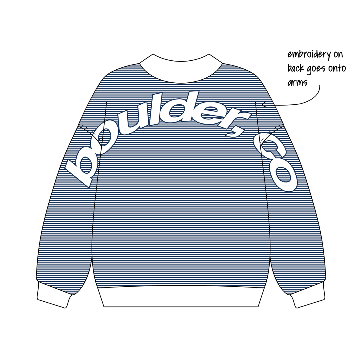 University of Colorado Boulder x Kappa Kappa Gamma 'Bid Day' Signature Mockneck