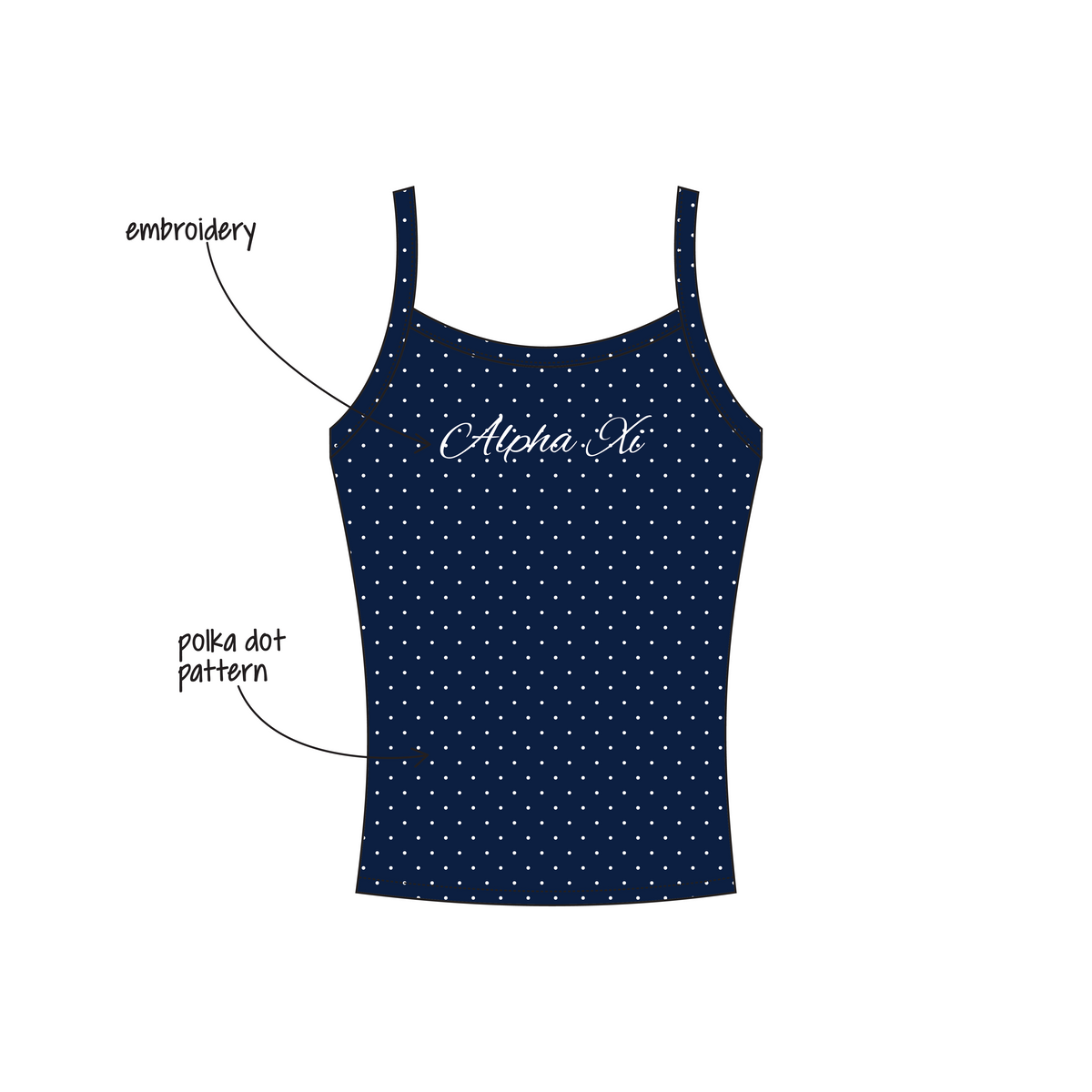 University of Washington x Alpha Xi Delta 'Fall Sets Tanks' Evie Tank Top