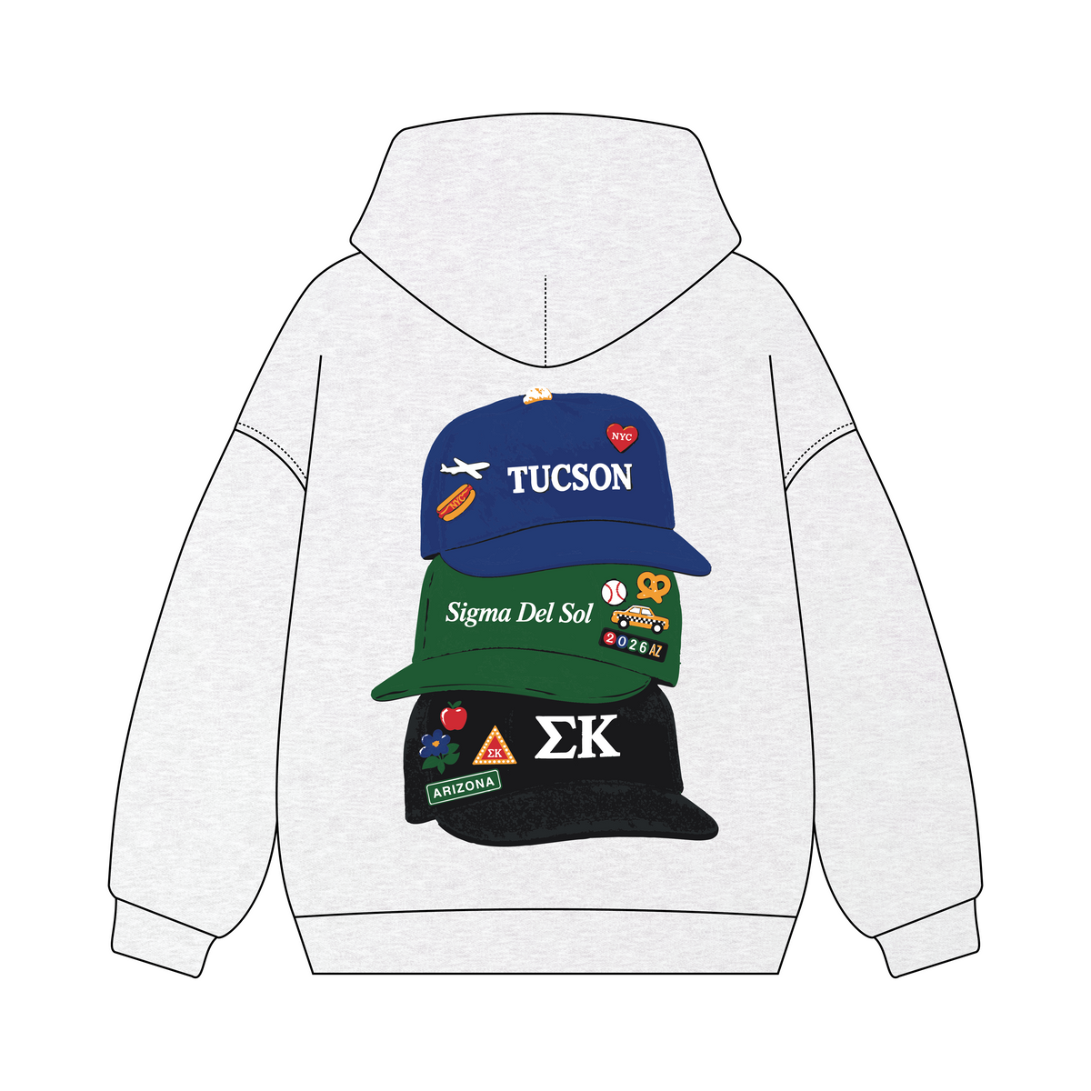 University of Arizona x Sigma Kappa 'Sigma Del Sol 2026' Signature Hoodie