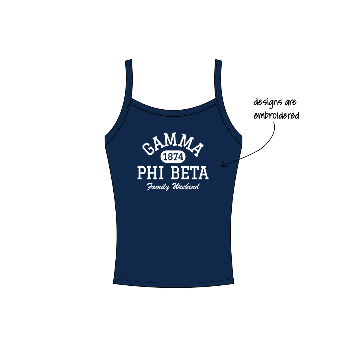 University of Colorado Boulder x Gamma Phi Beta 'Family Weekend' Evie Tank Top