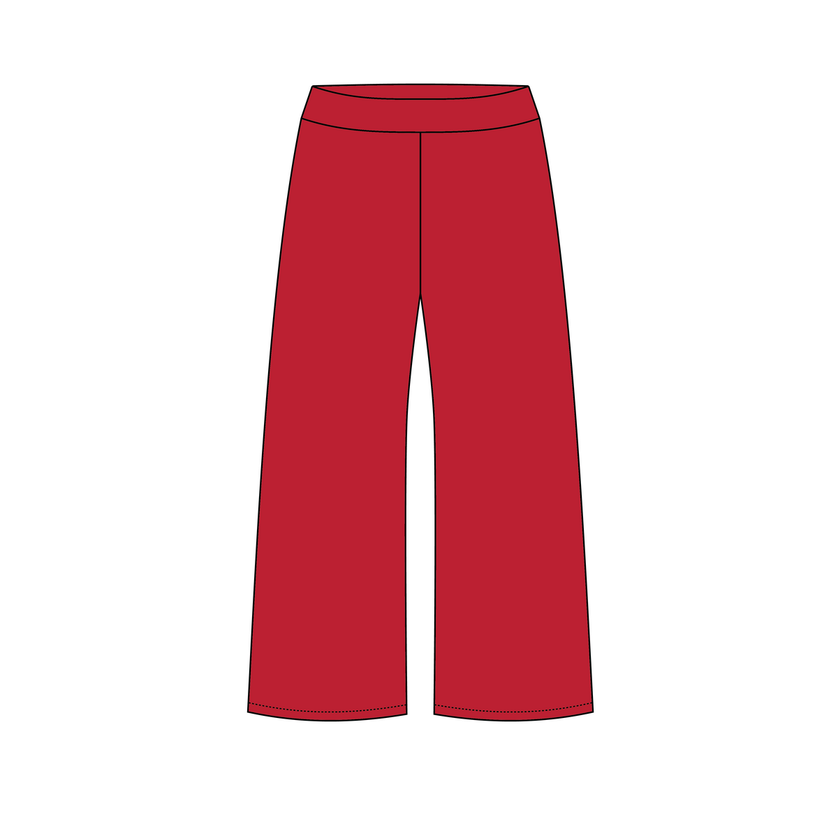 Ohio State University x Delta Delta Delta 'Fall Sweatset' Jagger Wide-Leg Sweatpants
