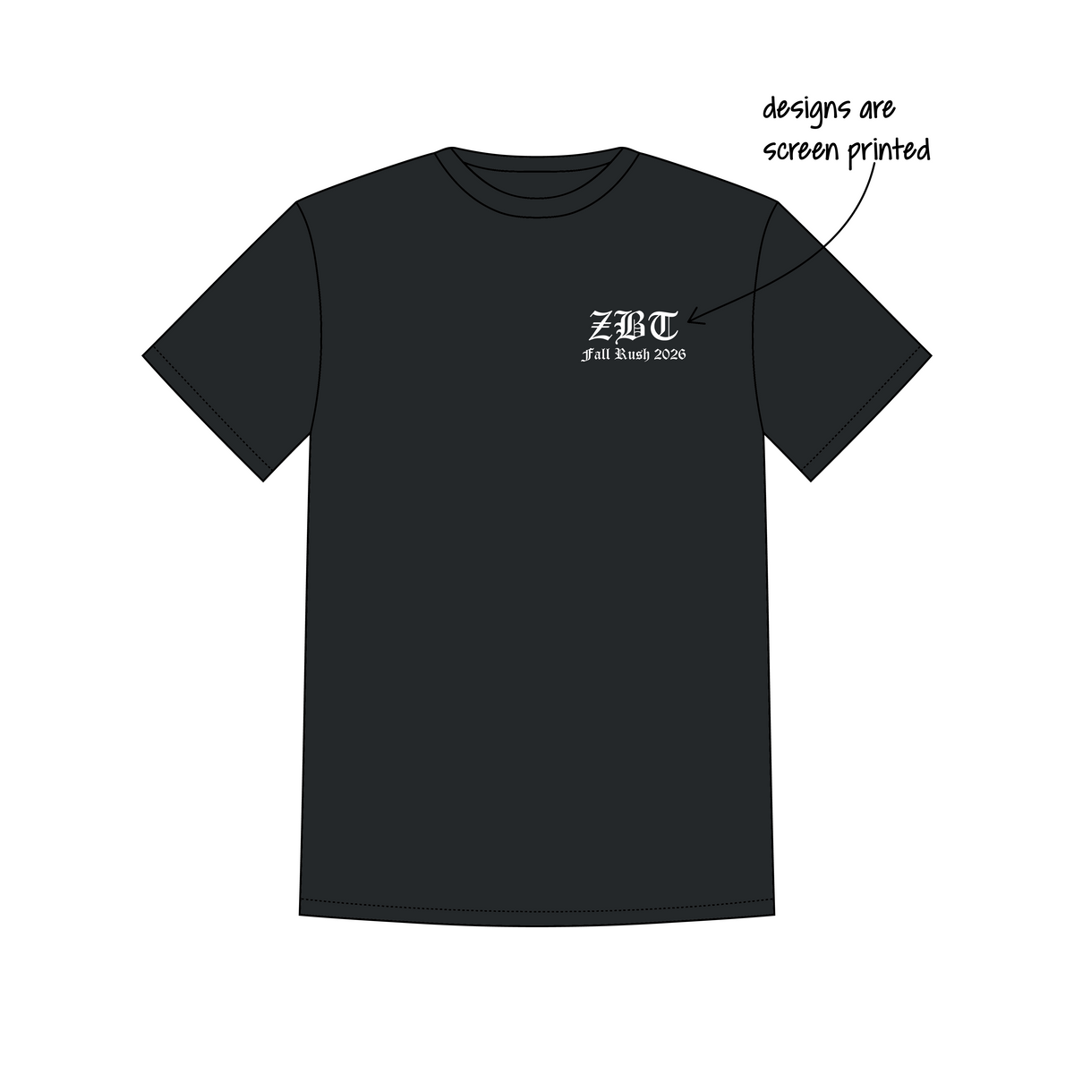 University of Kansas x Zeta Beta Tau 'Fall rush 2026' Leo T-Shirt