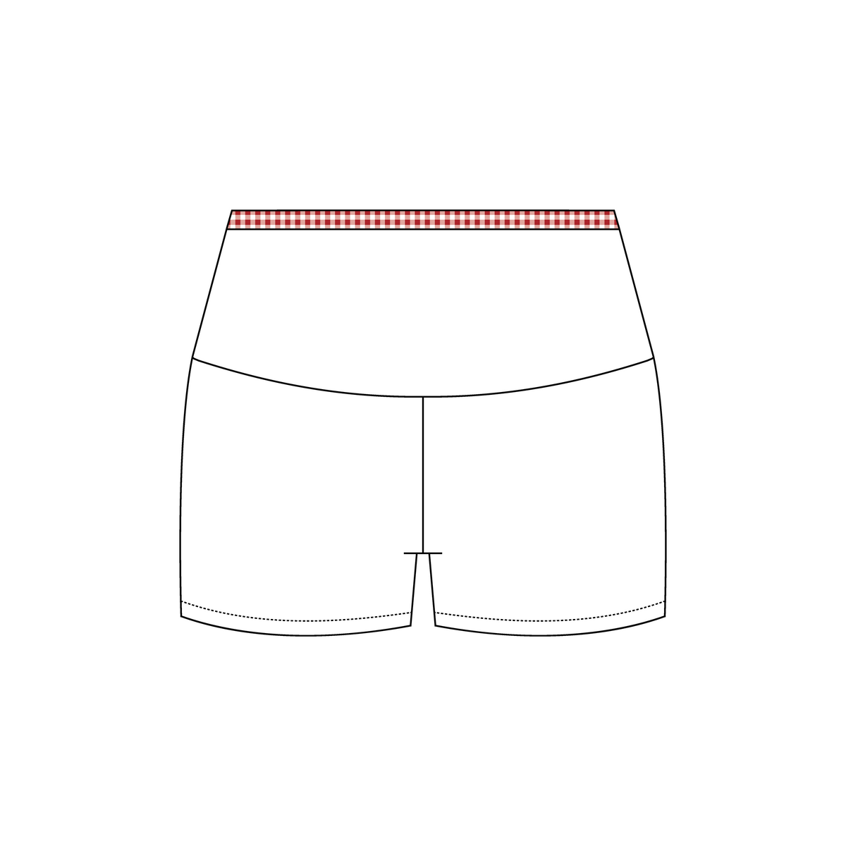 San Diego State University x Chi Omega 'Fall Set' Ava Layered Biker Shorts