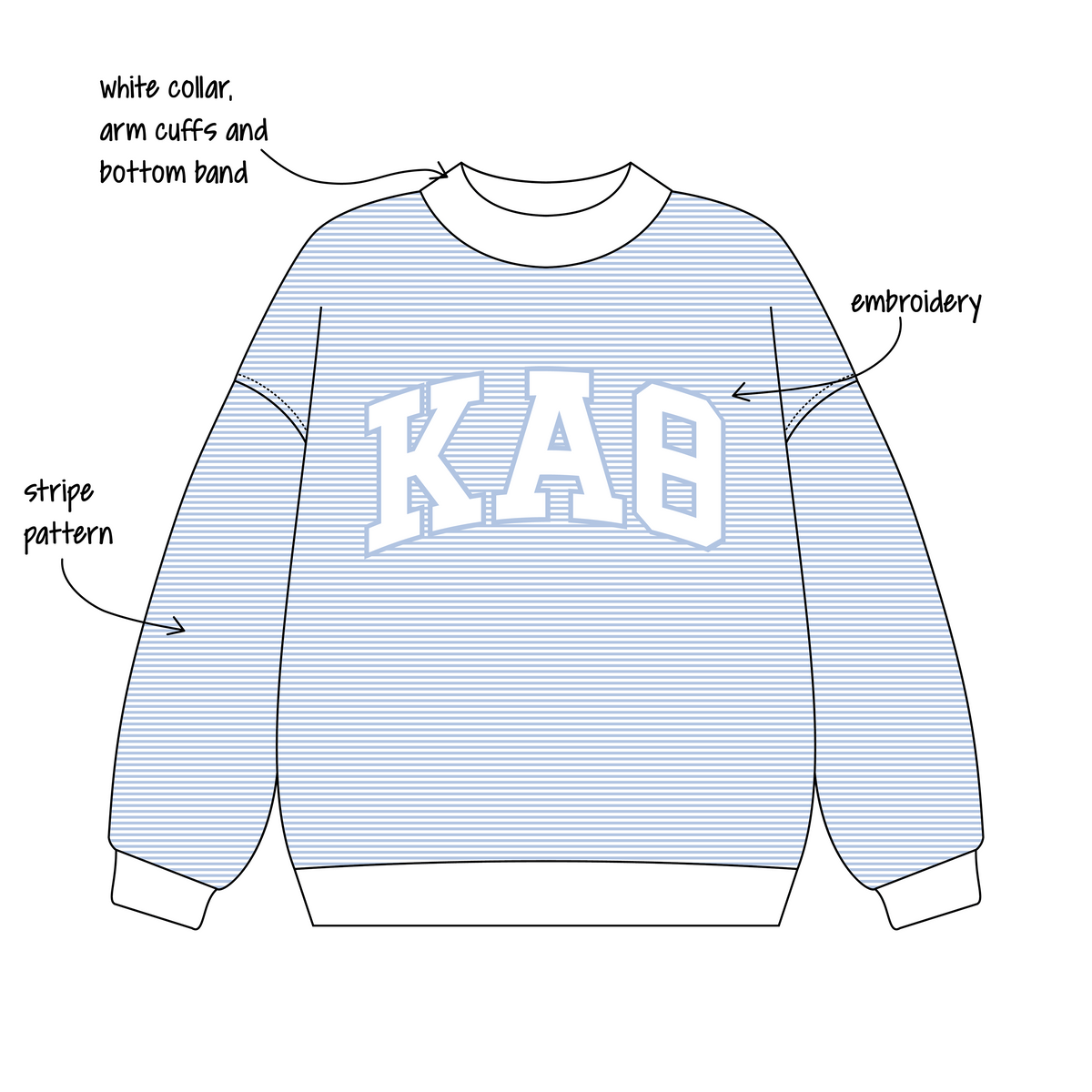 Pepperdine University x Kappa Alpha Theta 'Fall Merch' Signature Mockneck