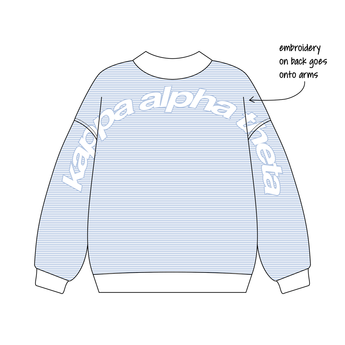 Pepperdine University x Kappa Alpha Theta 'Fall Merch' Signature Mockneck