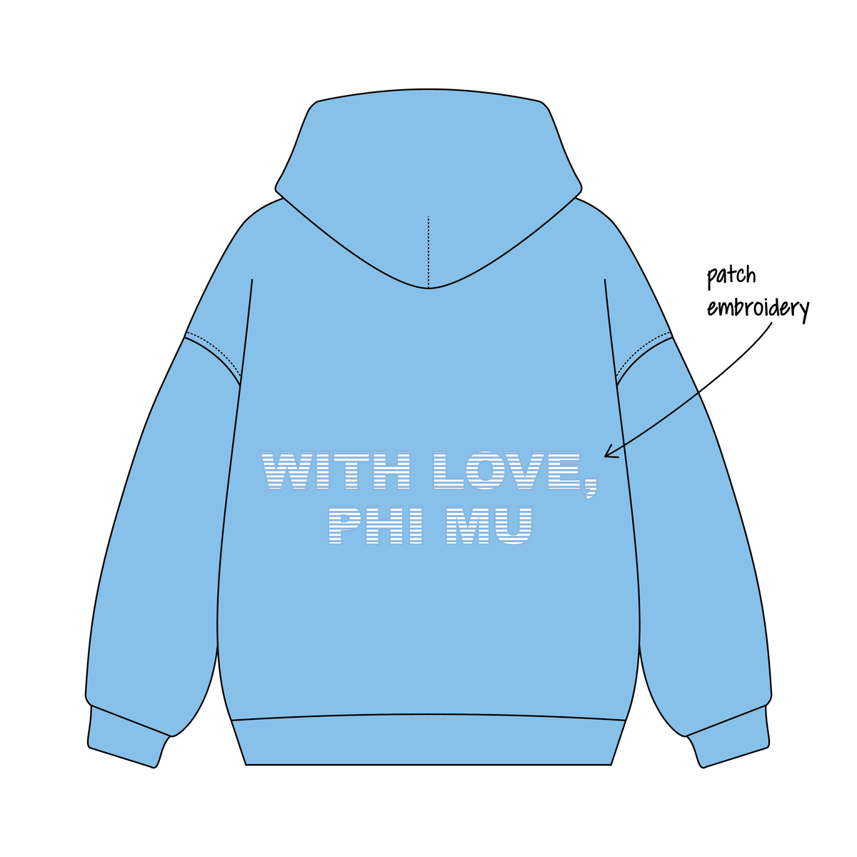 University of North Carolina Wilmington x Phi Mu 'Fall Set' Signature Hoodie