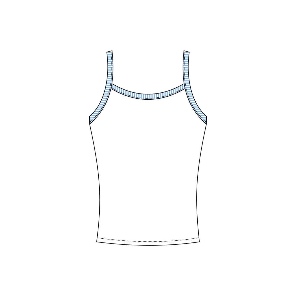 University of North Carolina Wilmington x Phi Mu 'Fall Set' Evie Tank Top