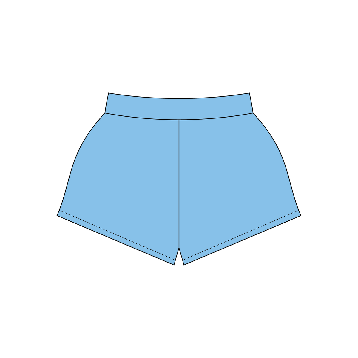 University of North Carolina Wilmington x Phi Mu 'Fall Set' Ferbie Sweatshorts