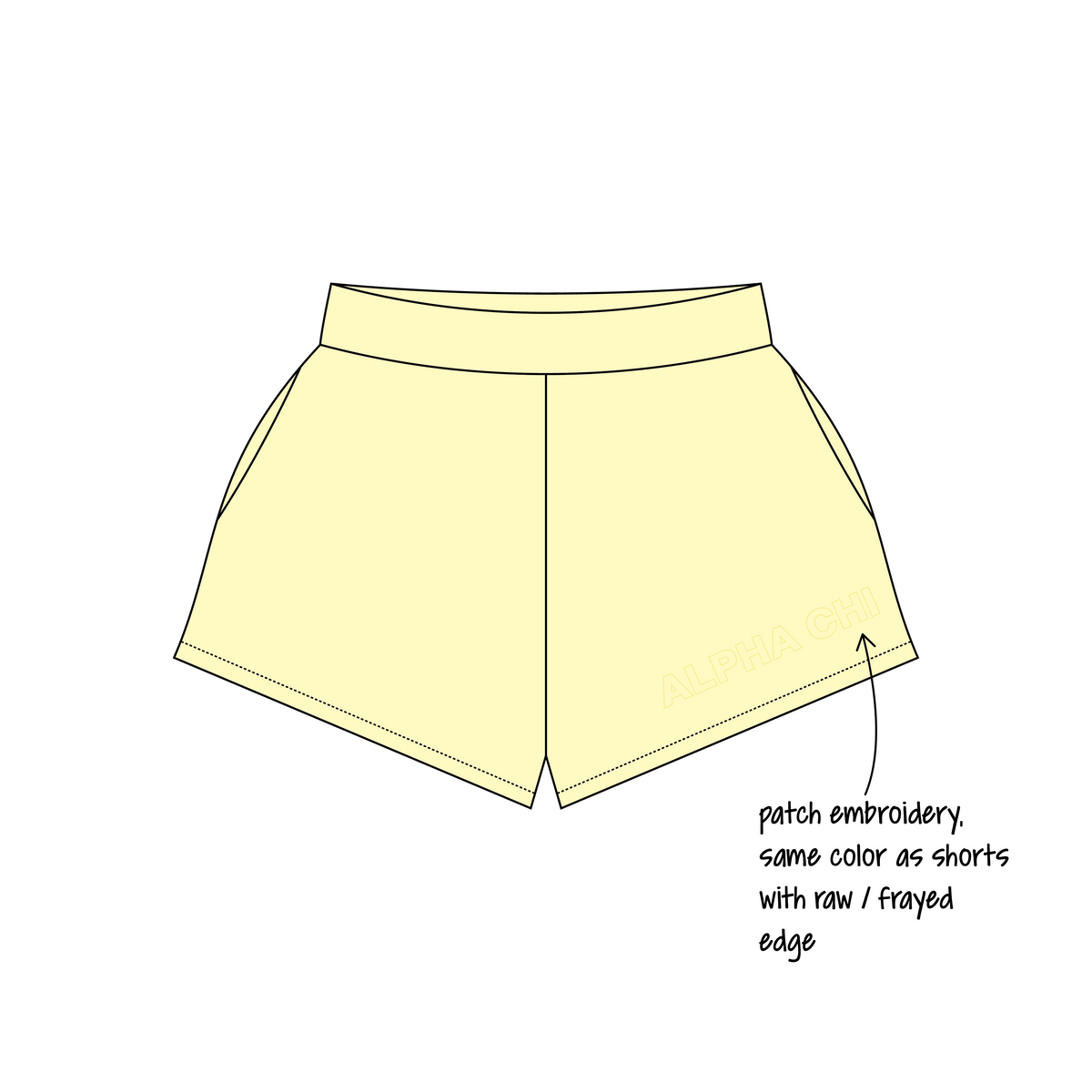 Baylor University x Alpha Chi Omega 'Pr' Ferbie Sweatshorts