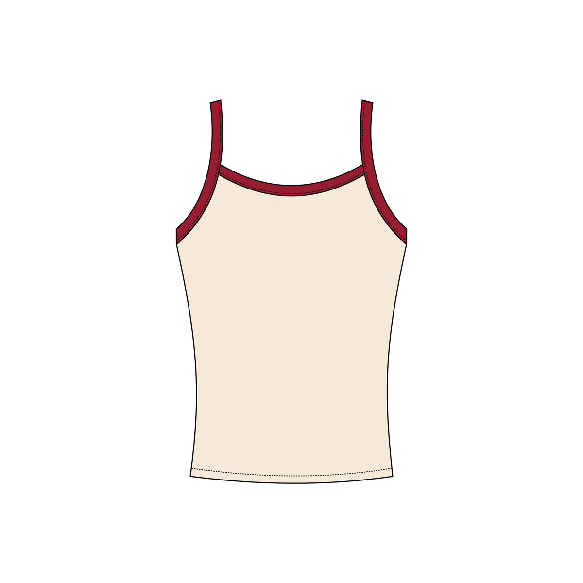 California Polytechnic State University, San Luis Obispo x Chi Omega 'Fall Merch 2026' Evie Tank Top