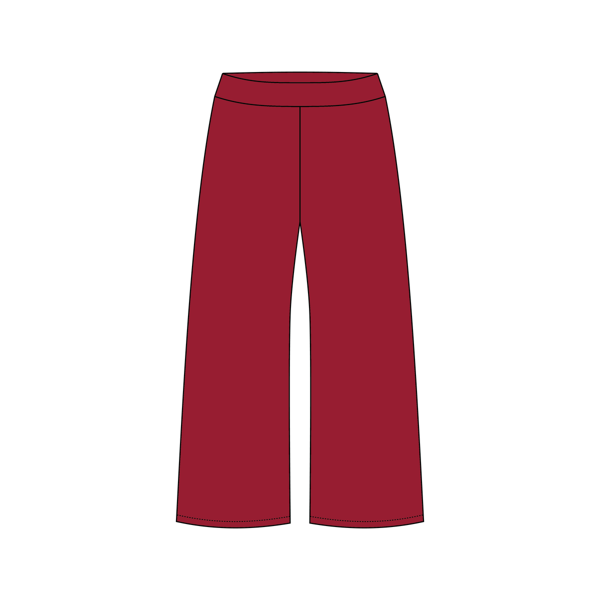 California Polytechnic State University, San Luis Obispo x Chi Omega 'Fall Merch 2026' Jagger Wide-Leg Sweatpants
