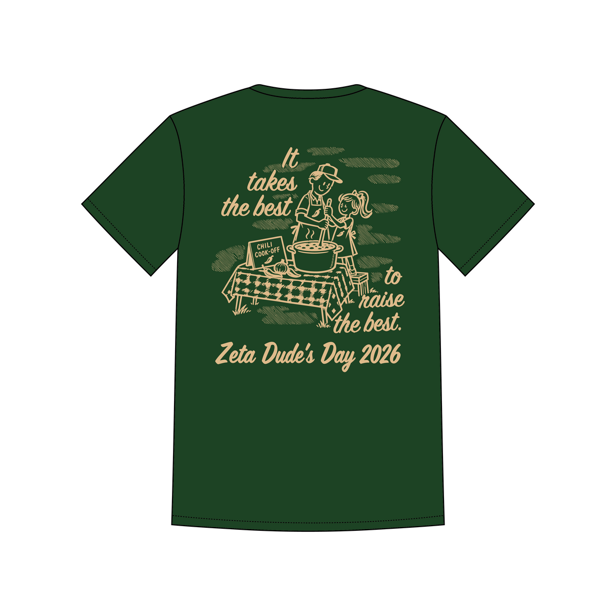 Ohio Northern University x Zeta Tau Alpha 'Dudes Day 2026' Gildan Heavy Cotton Tee